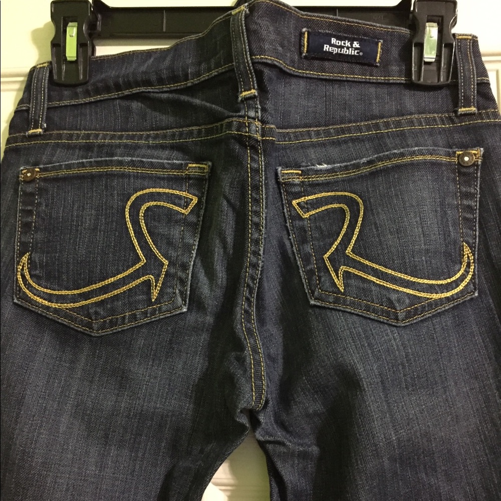 Rock & Republic Dark wash Size 25